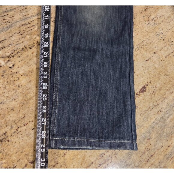 New! pd&c Jeans Men's 33x30 Blue Dark Wash Slim Straight Leg Jeans Arthur - Picture 5 of 14